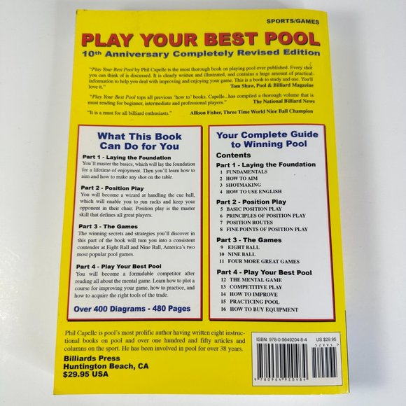 Book Create Your Best Pool by Phil Capelle - Picture 8 of 9